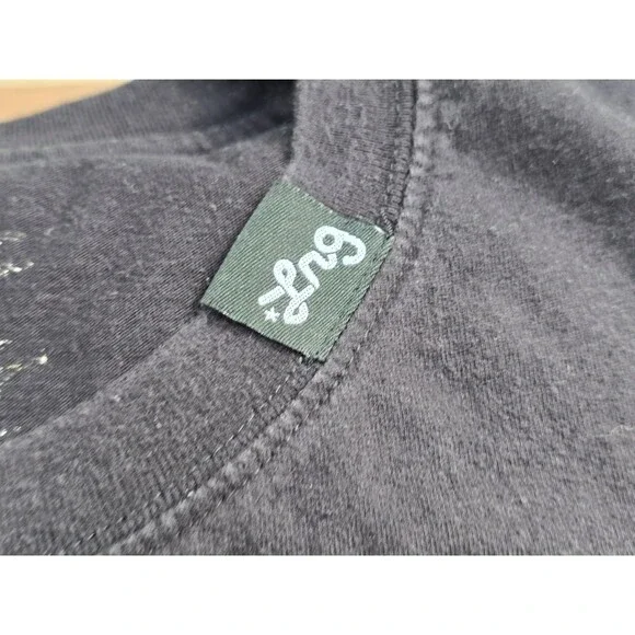 LRG Roots People Equipment Shirt Men XL Black Short Sleeve Rock Formation - Picture 6 of 11